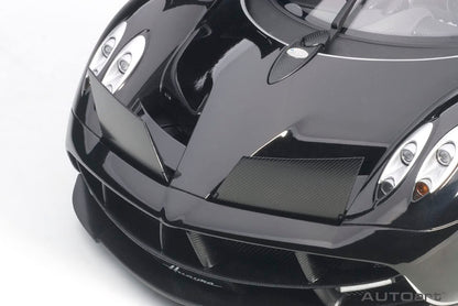Autoart 1/12 Scale Pagani Huayra Black With Silver Stripes Model Car- Japan Figure Store - #1 Bring To You The Best Japanese Goods