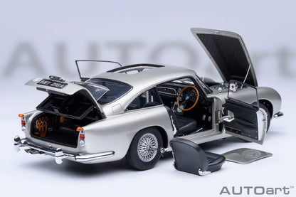 Autoart 1/18 Aston Martin DB5 007 Goldfinger Bond Car Model 70296
