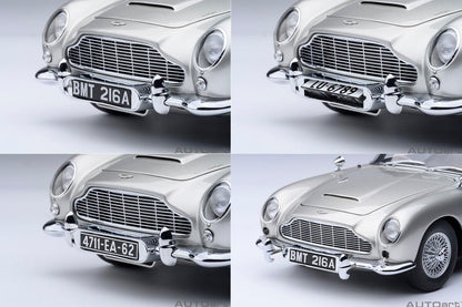 Autoart 1/18 Aston Martin DB5 007 Goldfinger Bond Car Model 70296