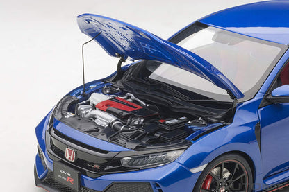 Autoart 1/18 Honda Civic Type R FK8 2017 Brilliant Blue Metallic Model- Japan Figure Store - #1 Bring To You The Best Japanese Goods