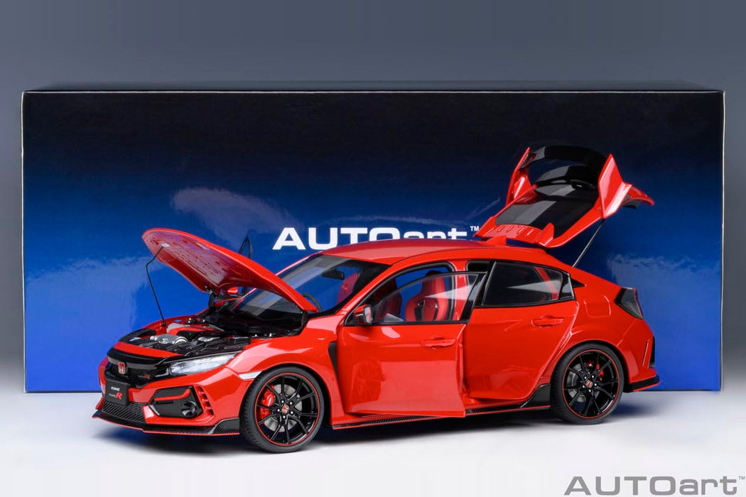 Autoart 1/18 Honda Civic Type R 2021 Red Model Car- Japan Figure Store - #1 Bring To You The Best Japanese Goods