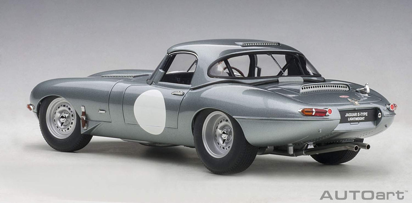 Autoart 1/18 Jaguar Lightweight E-Type Silver Diecast Model Car- Japan Figure Store - #1 Bring To You The Best Japanese Goods