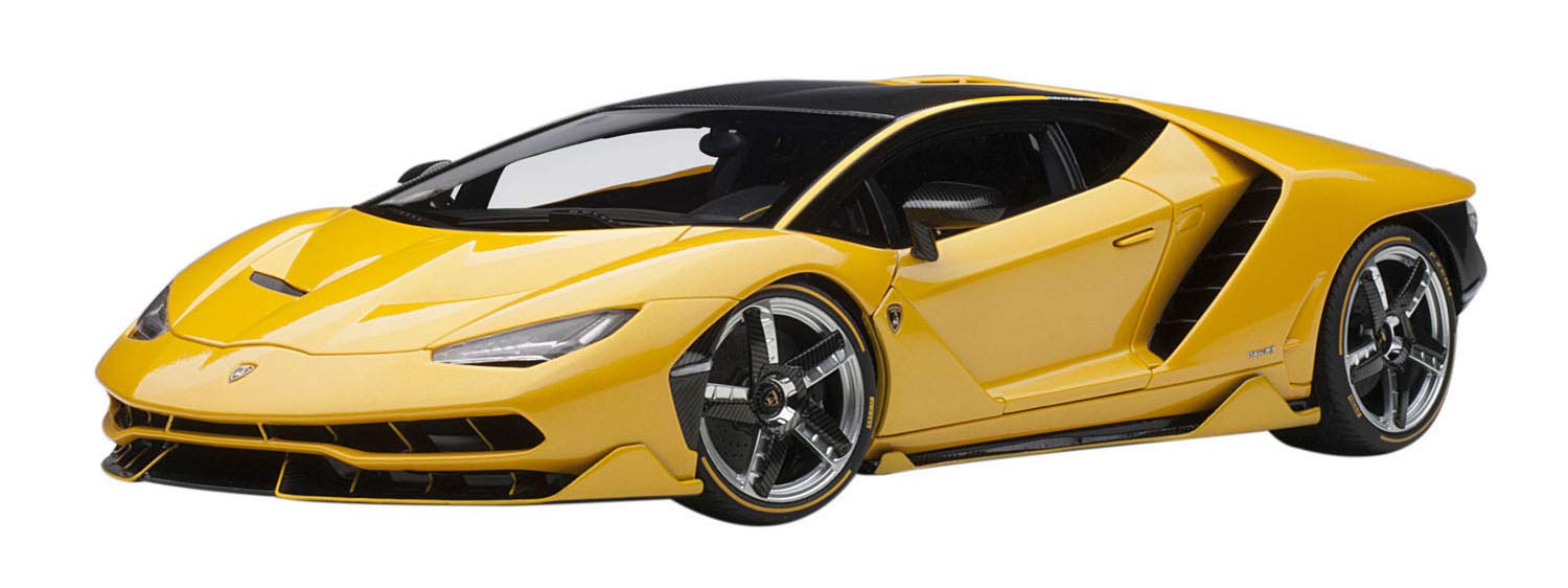 Autoart 1/18 Scale Lamborghini Centenario Metallic Yellow Diecast Model- Japan Figure Store - #1 Bring To You The Best Japanese Goods