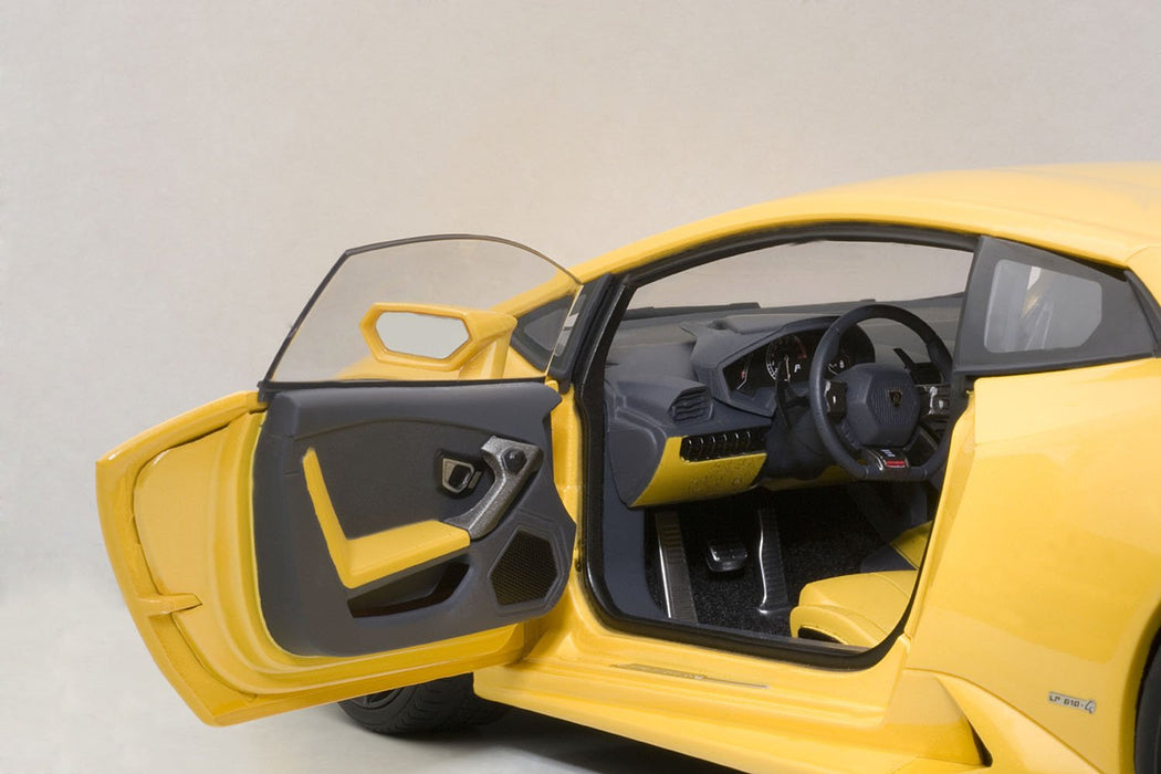 Autoart 1/18 Lamborghini Huracan LP610-4 Pearl Yellow Diecast Model- Japan Figure Store - #1 Bring To You The Best Japanese Goods