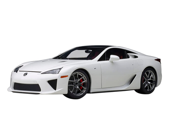 Autoart 1/18 Lexus LFA Whitest White Black Carbon Finished Model- Japan Figure Store - #1 Bring To You The Best Japanese Goods