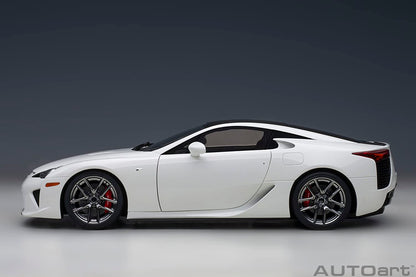 Autoart 1/18 Lexus LFA Whitest White Black Carbon Finished Model- Japan Figure Store - #1 Bring To You The Best Japanese Goods