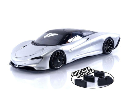 Autoart 1/18 McLaren Speedtail Metallic Silver Model Car- Japan Figure Store - #1 Bring To You The Best Japanese Goods