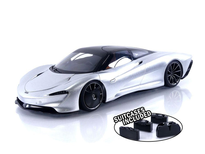 Autoart 1/18 McLaren Speedtail Metallic Silver Model Car- Japan Figure Store - #1 Bring To You The Best Japanese Goods