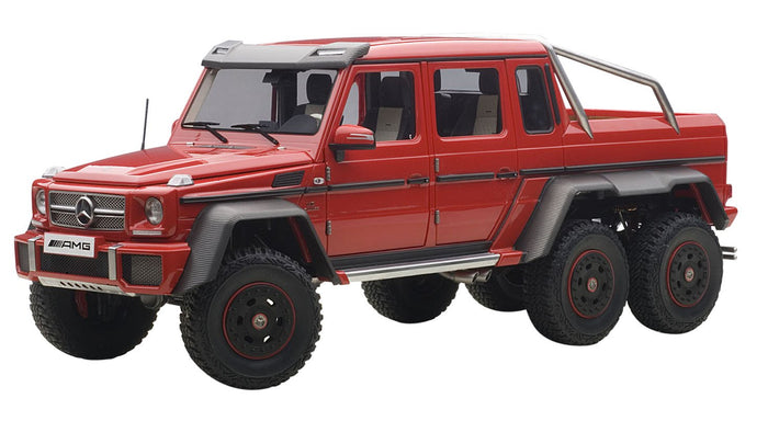 Autoart 1/18 Scale Mercedes Benz G63 AMG 6X6 Red Model Car- Japan Figure Store - #1 Bring To You The Best Japanese Goods