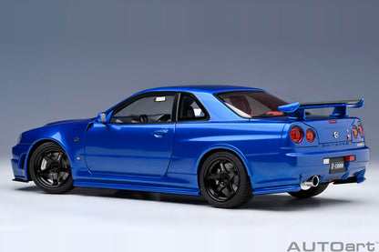 Autoart Nismo R34 GT-R Z-Tune 1/18 Scale in Bayside Blue - Finished Product- Japan Figure Store - #1 Bring To You The Best Japanese Goods