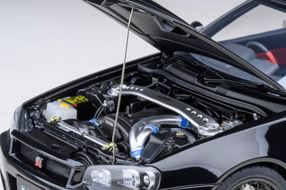 Autoart 1/18 Diecast Nismo R34 GTR Z-Tune Black Pearl Model Car- Japan Figure Store - #1 Bring To You The Best Japanese Goods