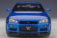 Autoart 1/18 Nissan Skyline GT-R R34 V Spec II BBS LM Wheels Bayside Blue 77409- Japan Figure Store - #1 Bring To You The Best Japanese Goods