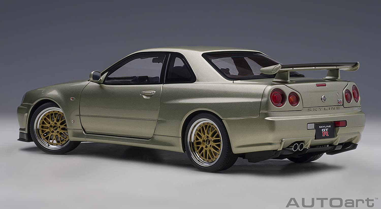 Autoart 1/18 Nissan Skyline GT-R R34 V Spec II Nurburgring Millennium Jade- Japan Figure Store - #1 Bring To You The Best Japanese Goods