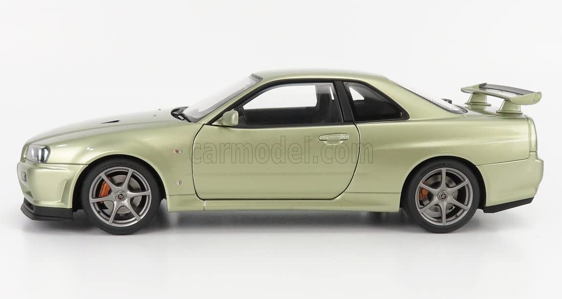 Autoart 1/18 Nissan Skyline GT-R R34 V-Spec II Nurburgring Millennium Jade 77404- Japan Figure Store - #1 Bring To You The Best Japanese Goods