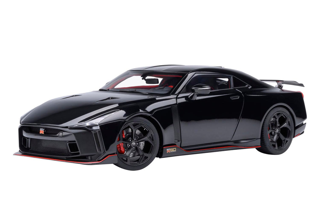 Modèle réduit Autoart Nissan GT-R50 Italdesign noir mat à l'échelle 1/18, référence 77513