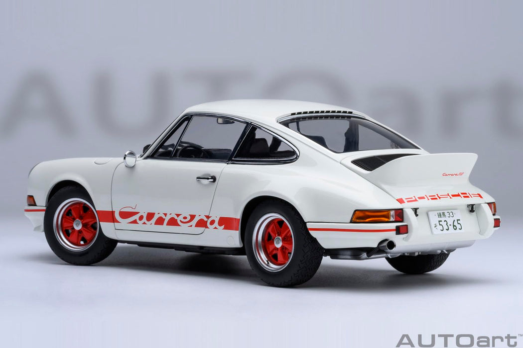 Modèle réduit 1/18 de Porsche 911 Carrera 2.7 RS par Autoart, réalisé par Sakon Hayase - Référence 78026