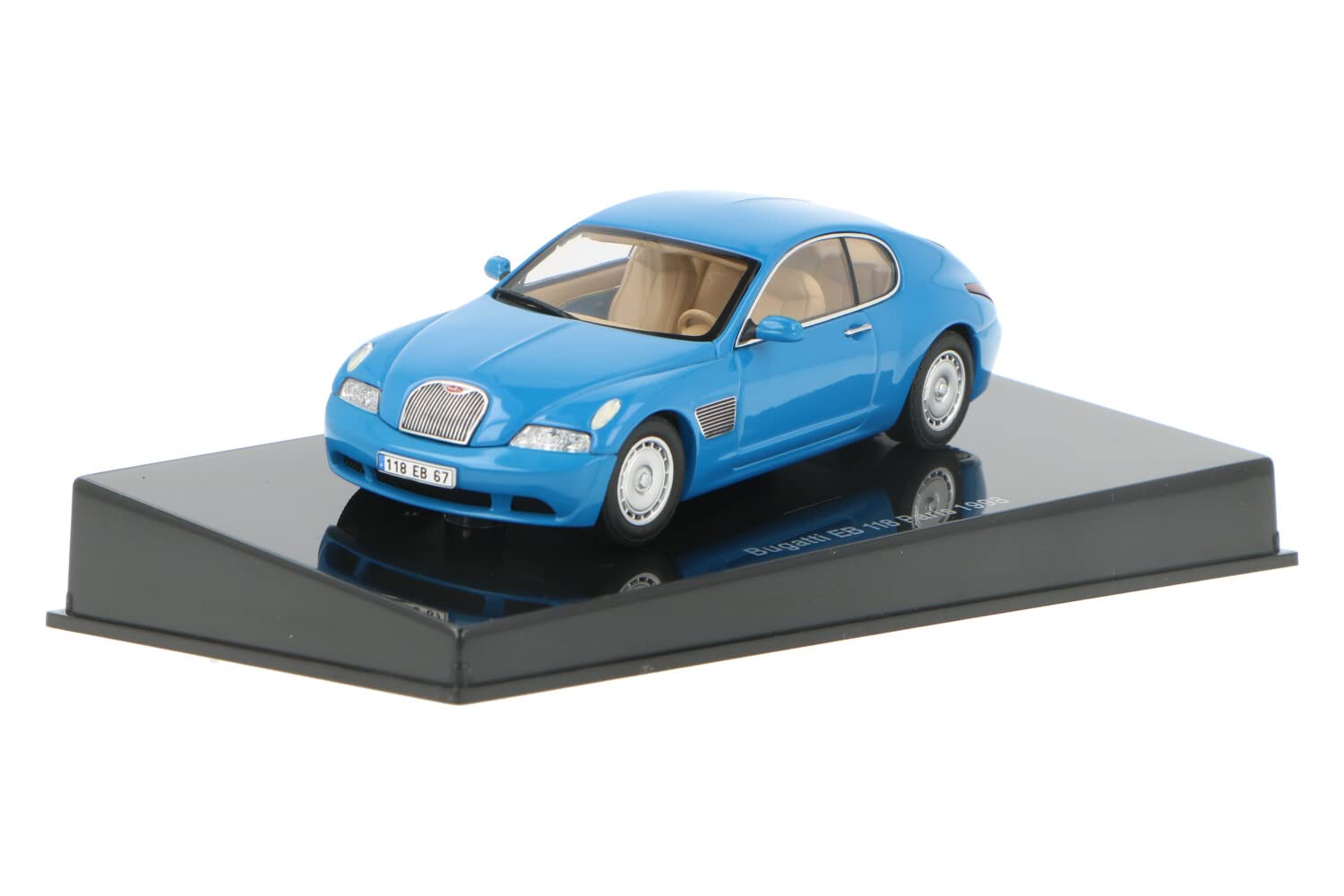 Autoart 1/43 Scale Bugatti Eb118 Blue Collectors Model Car Finished Product- Japan Figure Store - #1 Bring To You The Best Japanese Goods