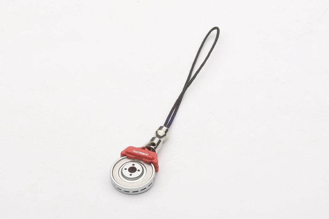 Autoart Brake Disc Mobile Phone Pendant with Red Caliper - Finished Product- Japan Figure Store - #1 Bring To You The Best Japanese Goods