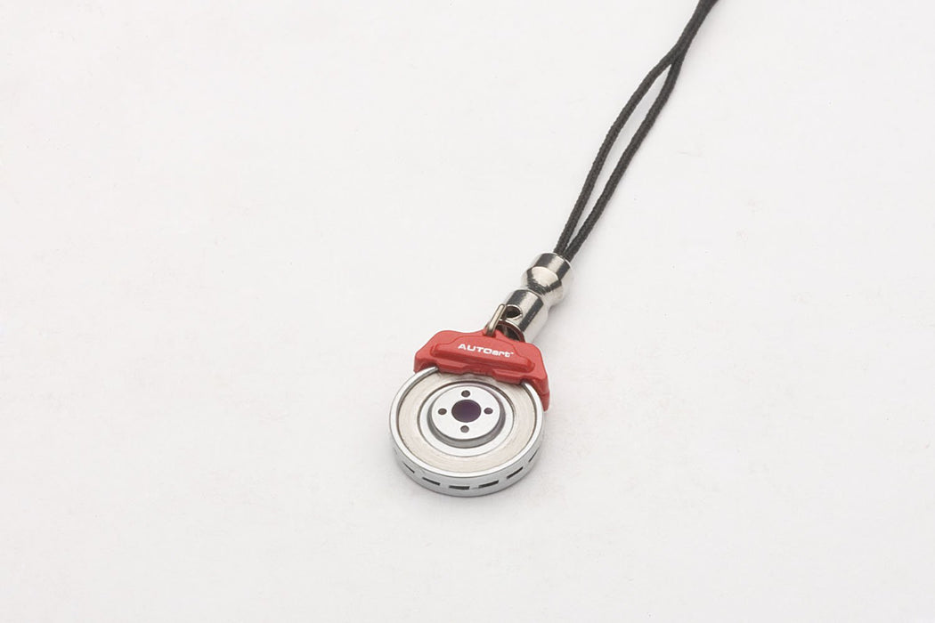 Autoart Brake Disc Mobile Phone Pendant with Red Caliper - Finished Product- Japan Figure Store - #1 Bring To You The Best Japanese Goods