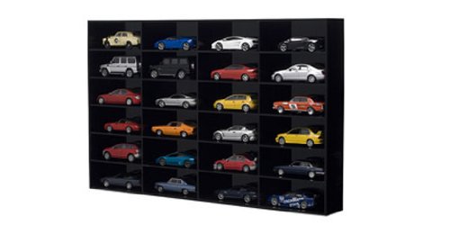 Autoart 1/43 Scale Display Case for 24 Units (Black) Finished Product- Japan Figure Store - #1 Bring To You The Best Japanese Goods