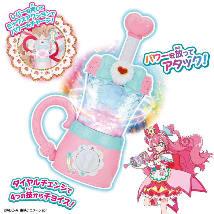 Bandai Heart Juicy Mixer Toy for Kids Ages 3+ - Delicious Party Precure Edition- Japan Figure Store - #1 Bring To You The Best Japanese Goods