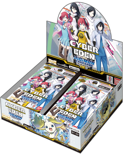 Bandai Digimon Card Game Booster Box Cyber Eden BT-22 (24 Packs)