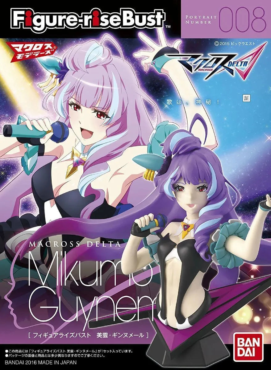 Bandai Figure-rise Bust Mikumo Guynemer Model Kit Macross Delta