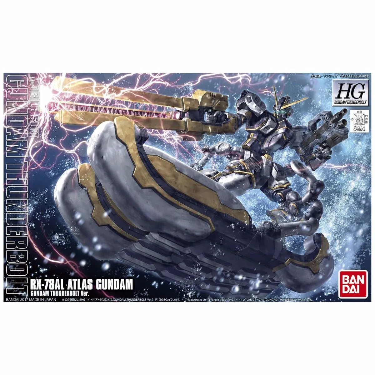 Bandai Hg 1/144 Rx-78al Atlas Gundam Thunderbolt Ver Plastic Model Kit Japan- Japan Figure Store - #1 Bring To You The Best Japanese Goods