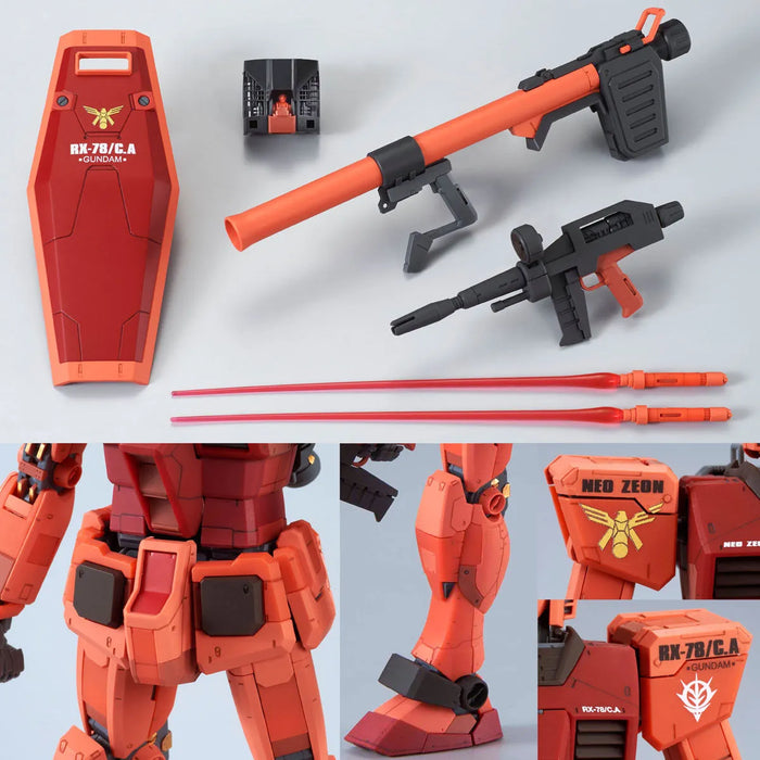 Bandai Mg 1/100 Rx-78/c.a Casval's Gundam Ver 3.0 Model Kit Gihren No Yabou- Japan Figure Store - #1 Bring To You The Best Japanese Goods