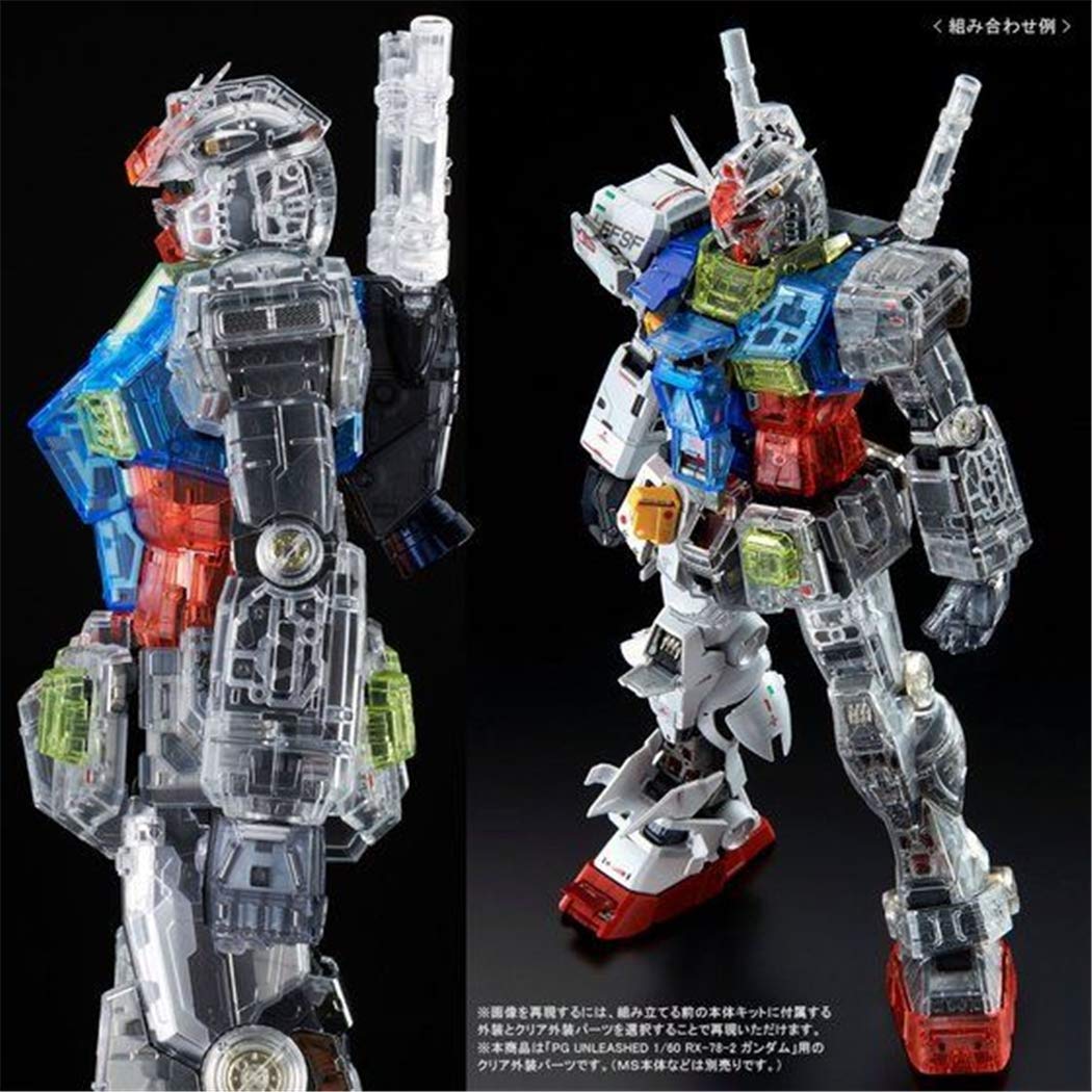 Bandai Spirits PG Unleashed 1/60 RX-78-2 Gundam Kit de corps transparent