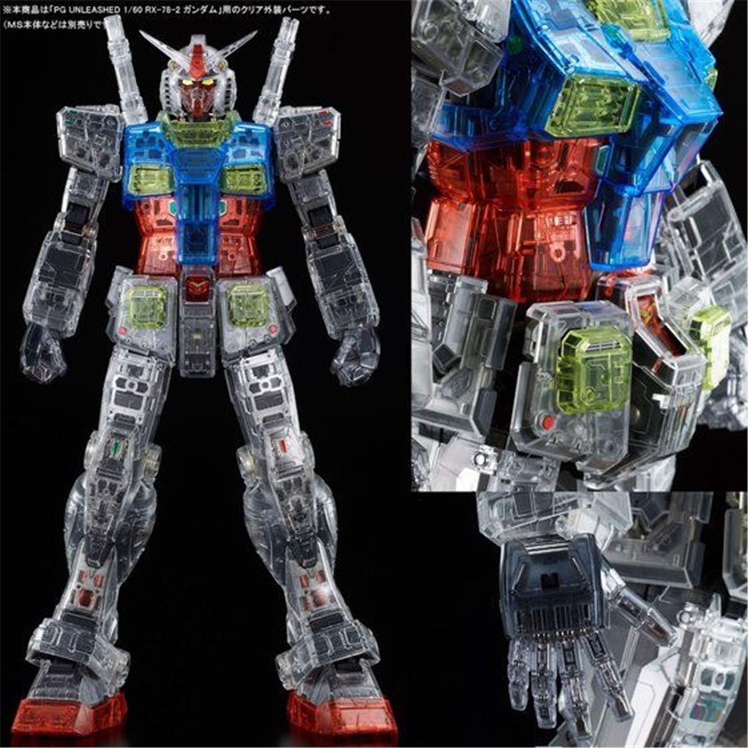 Bandai Spirits PG Unleashed 1/60 RX-78-2 Gundam Kit de corps transparent