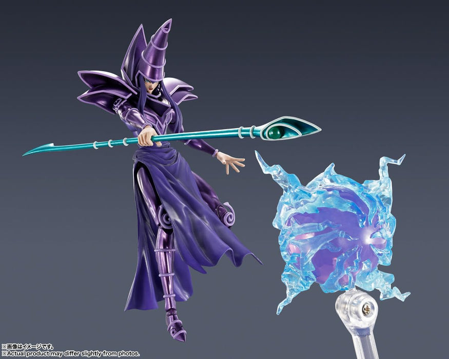 Bandai Spirits SH Monsterarts Yu-Gi-Oh Black Magician 185mm Action Figure- Japan Figure Store - #1 Bring To You The Best Japanese Goods