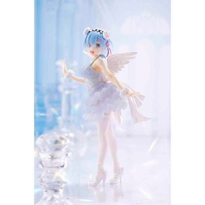 Banpresto Re:Zero Rem Figure Special Color Ver Clear Dressy Espresso Edition