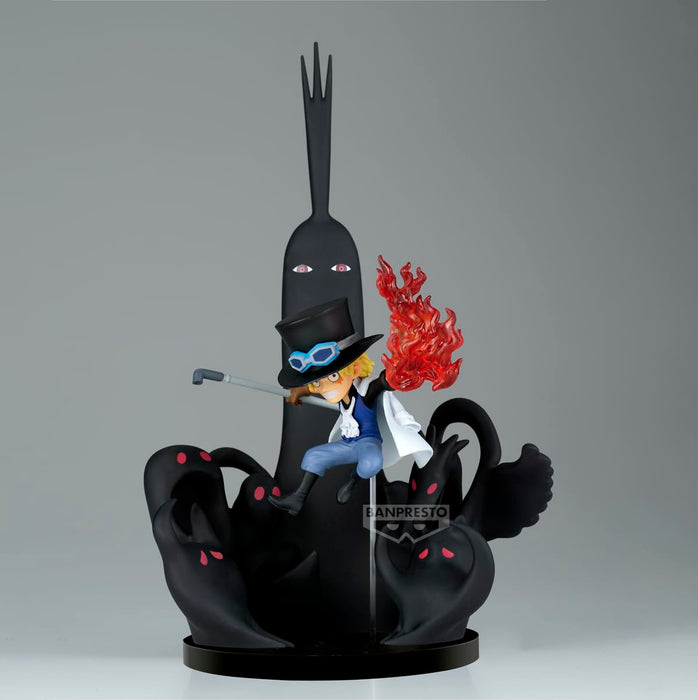 Banpresto Sabo gegen die Fünf Weisen One Piece Actionfigur 14cm Mehrfarbig