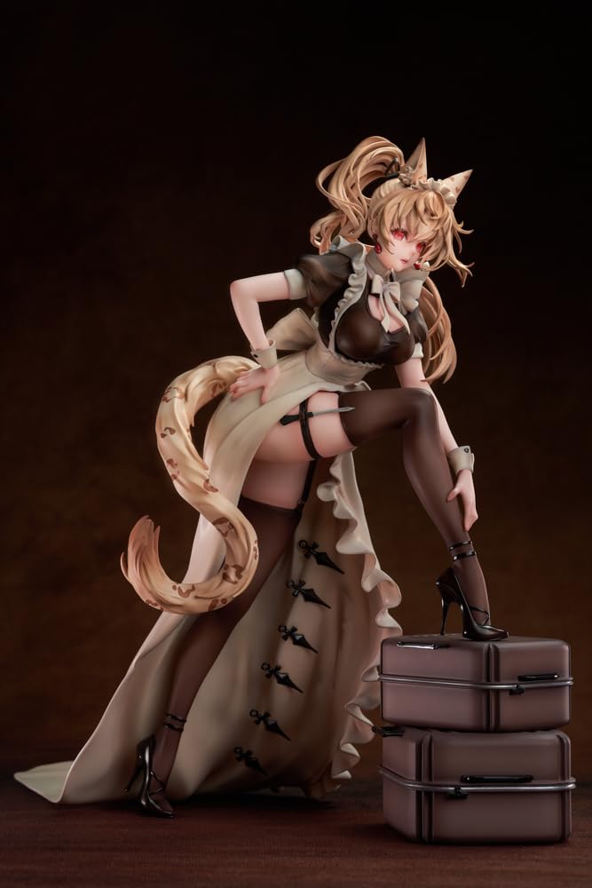 Magi Arts Battle Maid Bengal Wildcat Maria 1/7 Figure with Tapestry- Japan Figure Store - #1 Bring To You The Best Japanese Goods