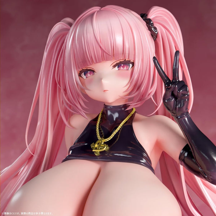 B'Full Big Breast Rubber Dress Inca Rose 1/4 Scale Painted Figure Resale