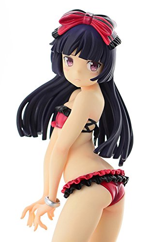 Orcatoys Black Cat Mizugi Version Rouge 1/7 Scale PVC Figure Collectible