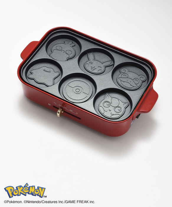 Bruno Pokemon Compact Hot Plate with Optional Pancake Plate Boe118 Cake- Japan Figure Store - #1 Bring To You The Best Japanese Goods