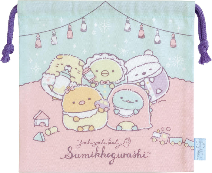 San-X Sumikko Gurashi Sumikko Baby Drawstring Bag Ca33301- Japan Figure Store - #1 Bring To You The Best Japanese Goods