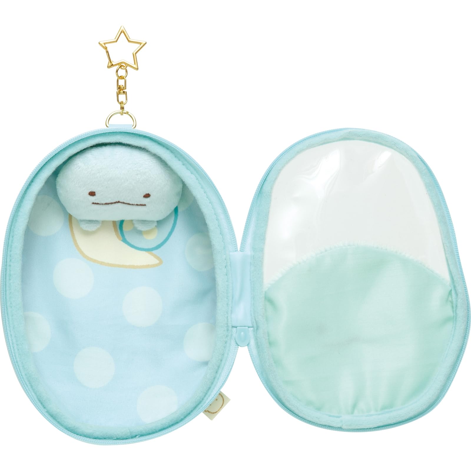San-X Sumikko Gurashi Lizard Plush Pouch Ca44205 - Cute and Soft Storage- Japan Figure Store - #1 Bring To You The Best Japanese Goods