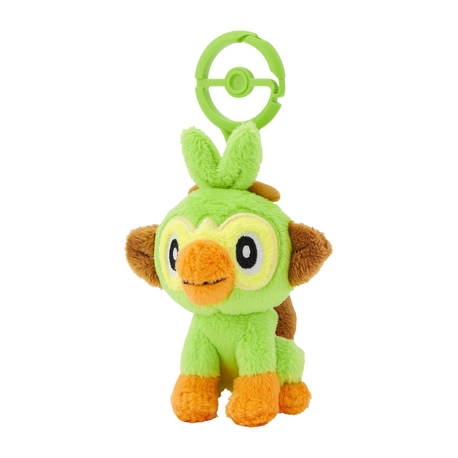 Pokemon Center Grookey Carabiner Mascot Plush Keychain Accessory- Japan Figure Store - #1 Bring To You The Best Japanese Goods
