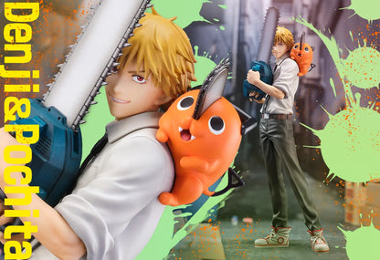 Sega Chainsaw Man Denji Pochita S-Fire 1/7 Scale Figure Shop Exclusive- Japan Figure Store - #1 Bring To You The Best Japanese Goods