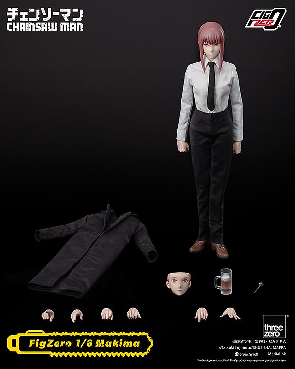 Threezero Chainsaw Man Makima Figzero 1/6 Scale Action Figure Collectible- Japan Figure Store - #1 Bring To You The Best Japanese Goods