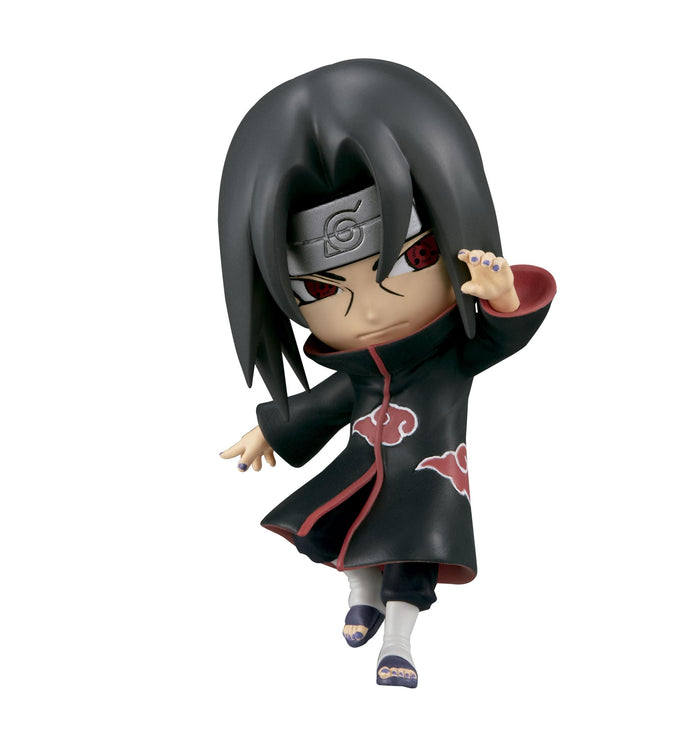 Bandai Chibi Masters Itachi Uchiha 8cm Naruto Figure Multiple Colors