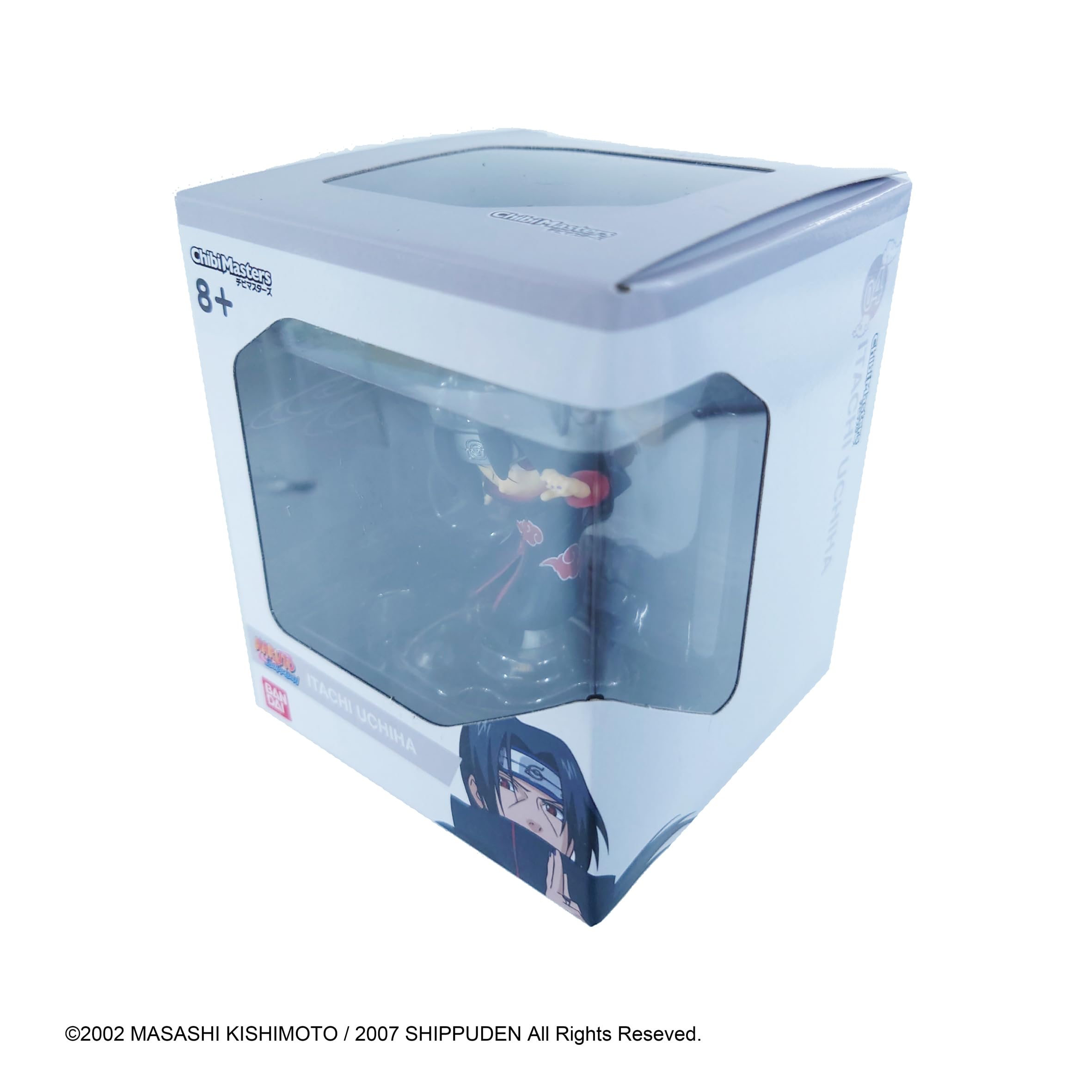 Bandai Chibi Masters Itachi Uchiha 8cm Naruto Figure Multiple Colors