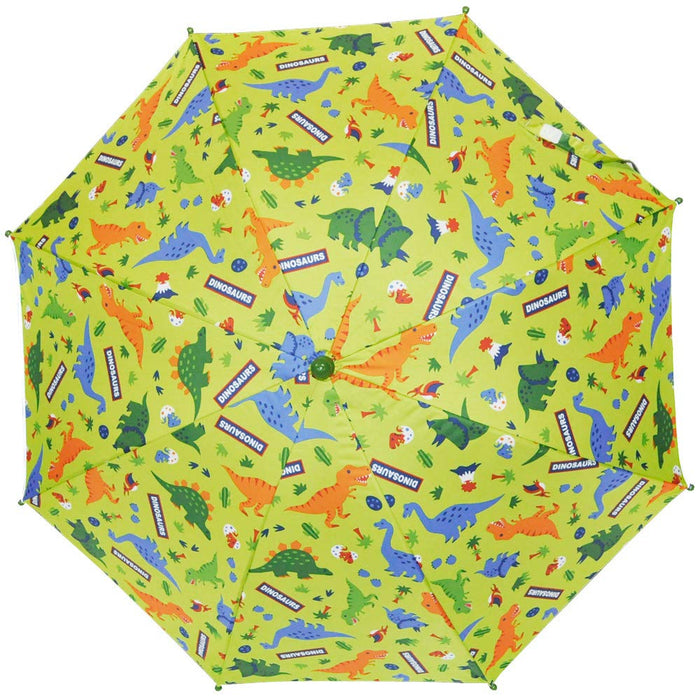 Skater Dinosaur Boys Umbrella 45cm UV Protection Ages 5-6 Hand-Opening 8-Rib Rain/Shine Safe- Japan Figure Store - #1 Bring To You The Best Japanese Goods