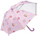 Skater Disney Princess Umbrella 45cm Hand-Operated Safety Feature Transparent Window for Girls Age 5-6- Japan Figure Store - #1 Bring To You The Best Japanese Goods