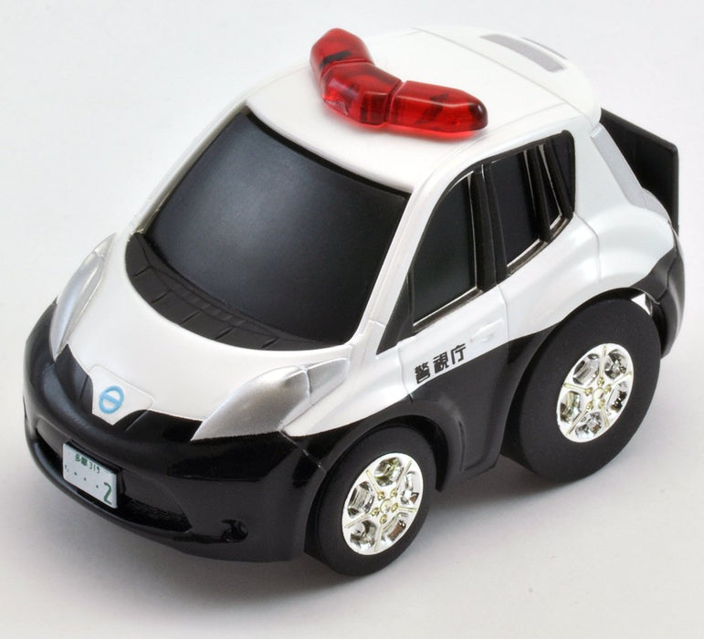 Tomytec Choro Q Zero Z-09D Nissan Leaf Police Car Model Finished Product- Japan Figure Store - #1 Bring To You The Best Japanese Goods