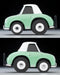 Tomytec Choro Qs-11A Nissan Figaro Green White Finished Model- Japan Figure Store - #1 Bring To You The Best Japanese Goods