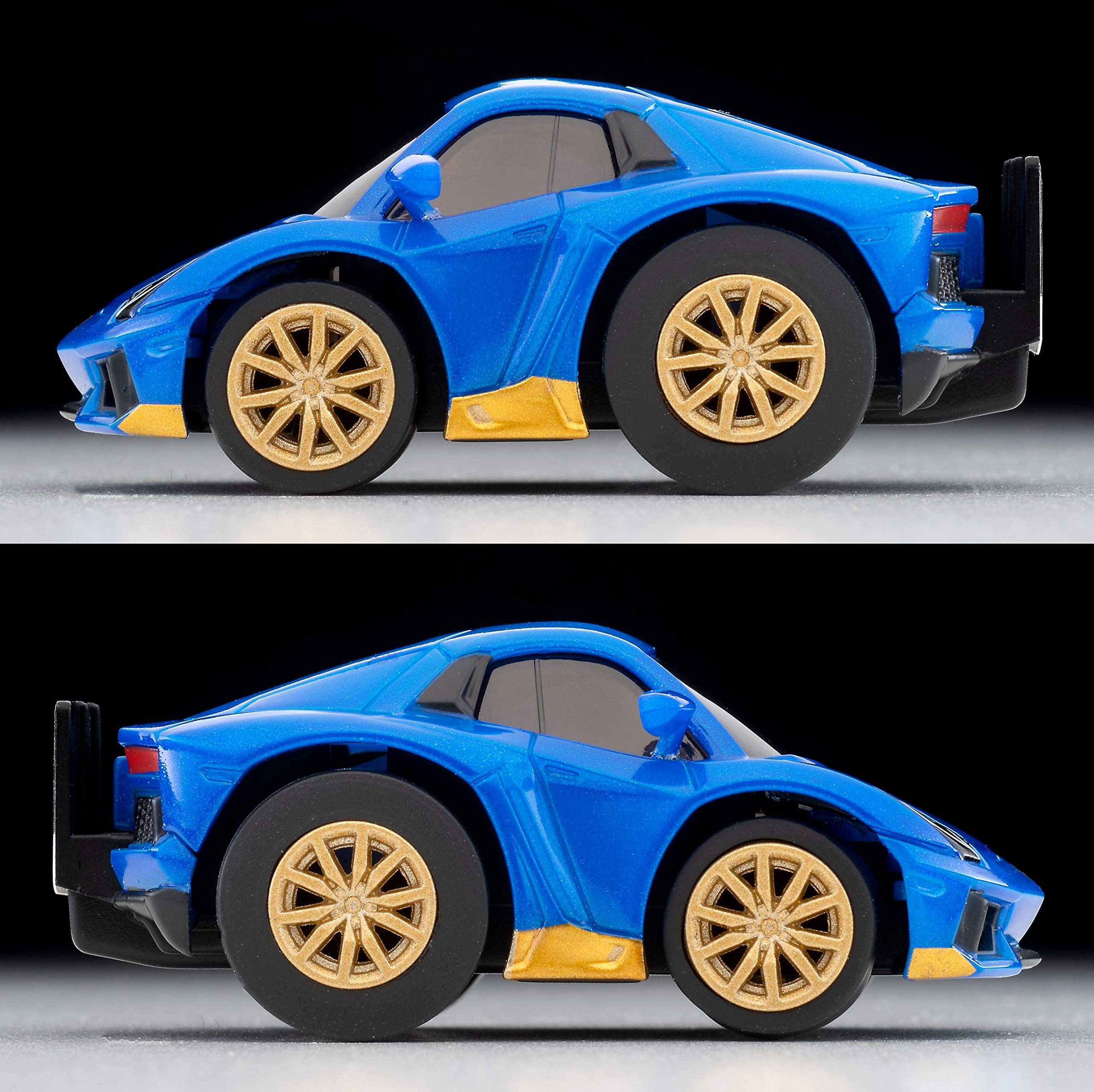 Tomytec Choro Qzero Z-74B Lamborghini Aventador Miura Homage Blue 314073- Japan Figure Store - #1 Bring To You The Best Japanese Goods